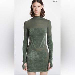 Dion Lee Green Mini Dress